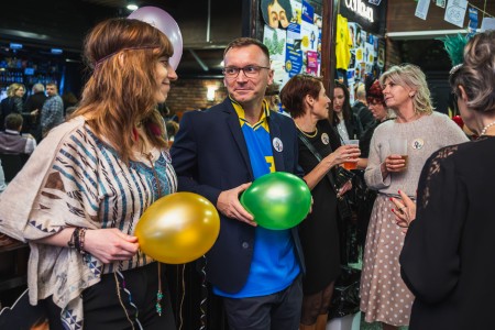 Absolwenckie potupaje na UMK [fot. Szymon Zdziebło]